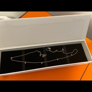 Mejuri 14k gold Diamond station necklace